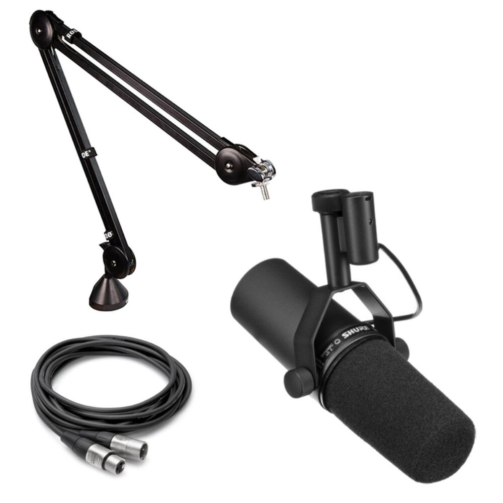 SM7B Dynamic Studio Microphone – Broadcast, Podcast & Vocal Recording